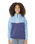 The Rip Curl Girls Girls Sunset Skies 1/4 Zip Fleece in Blue