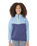 The Rip Curl Girls Girls Sunset Skies 1/4 Zip Fleece in Blue