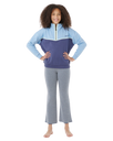 The Rip Curl Girls Girls Sunset Skies 1/4 Zip Fleece in Blue