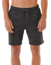 The Rip Curl Mens Boardwalk Jackson Volley Shorts in Black