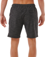 The Rip Curl Mens Boardwalk Jackson Volley Shorts in Black