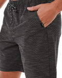 The Rip Curl Mens Boardwalk Jackson Volley Shorts in Black