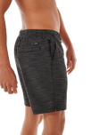 The Rip Curl Mens Boardwalk Jackson Volley Shorts in Black