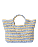 Classic Surf Paper 27L Beach Bag in Blue & Natural