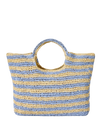 Classic Surf Paper 27L Beach Bag in Blue & Natural