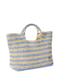 Classic Surf Paper 27L Beach Bag in Blue & Natural