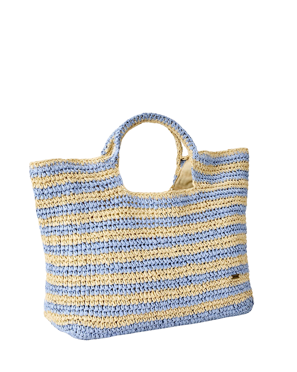 Classic Surf Paper 27L Beach Bag in Blue & Natural