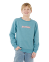 Boys Tropic Daze Sweatshirt in Storm Blue