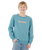 Boys Tropic Daze Sweatshirt in Storm Blue