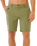 Boardwalk Phase 19 Walkshorts in Surplus Green