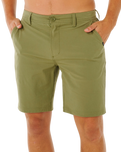 Boardwalk Phase 19 Walkshorts in Surplus Green