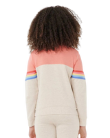 Girls Surf Revival Sweatshirt in Oatmeal Marle
