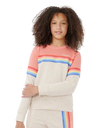 Girls Surf Revival Sweatshirt in Oatmeal Marle