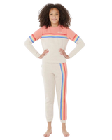 Girls Surf Revival Sweatshirt in Oatmeal Marle