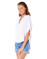 The Rip Curl Womens Premium Surf Shirt in White