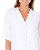 The Rip Curl Womens Premium Surf Shirt in White