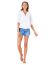 The Rip Curl Womens Premium Surf Shirt in White