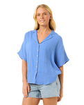The Rip Curl Womens Premium Surf Shirt in Blue