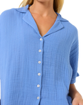 The Rip Curl Womens Premium Surf Shirt in Blue