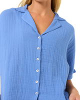The Rip Curl Womens Premium Surf Shirt in Blue