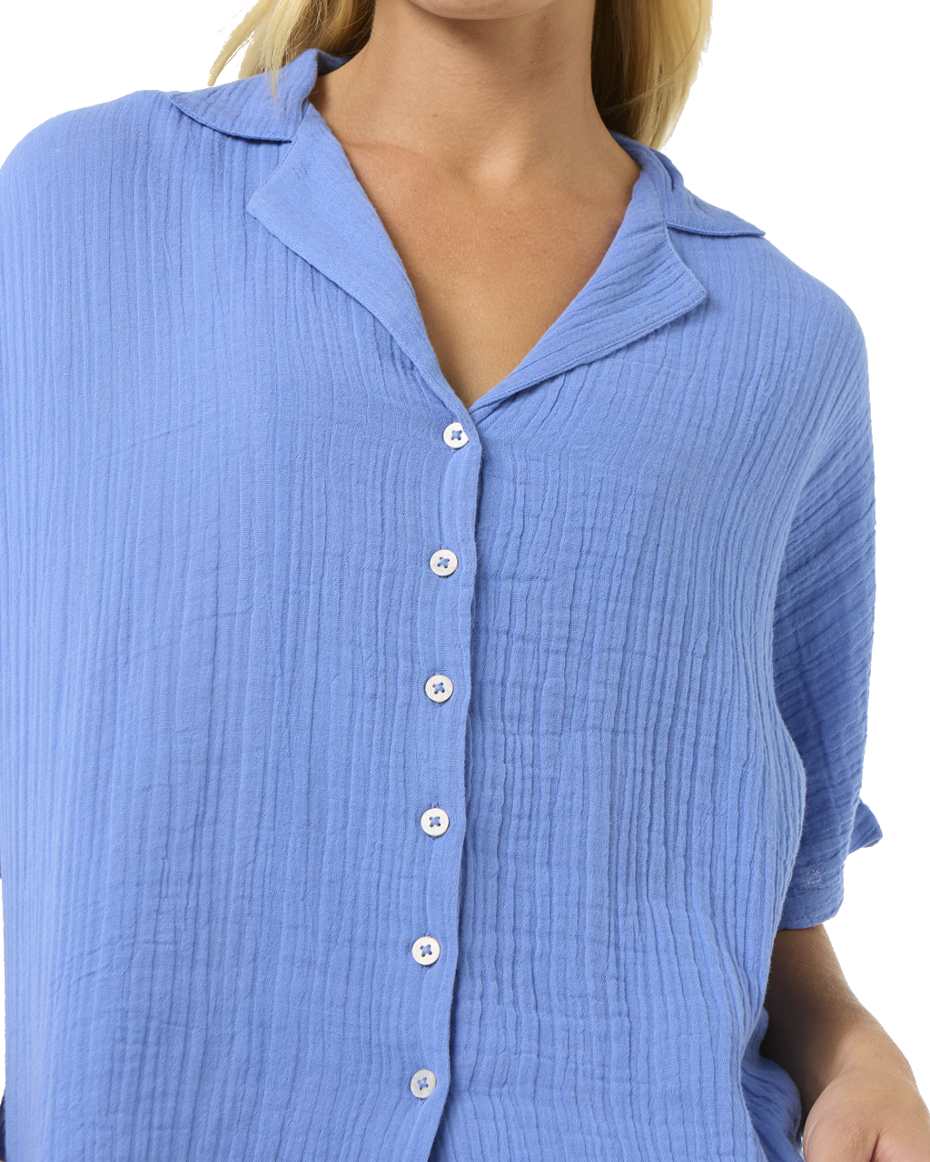 The Rip Curl Womens Premium Surf Shirt in Blue