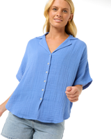 The Rip Curl Womens Premium Surf Shirt in Blue