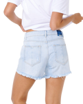 The Rip Curl Womens Sophie Denim Shorts II in Light Blue