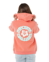 The Rip Curl Girls Girls Luxe Surf Hoodie in Watermelon