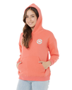 The Rip Curl Girls Girls Luxe Surf Hoodie in Watermelon