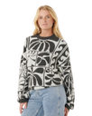 The Rip Curl Womens Artist Of The Search Ty Williams Jumper in Black