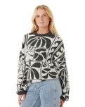 The Rip Curl Womens Artist Of The Search Ty Williams Jumper in Black