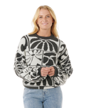 The Rip Curl Womens Artist Of The Search Ty Williams Jumper in Black
