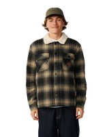 The Rip Curl Mens Classic Surf Bells Sherpa Jacket in Black