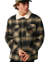 The Rip Curl Mens Classic Surf Bells Sherpa Jacket in Black