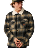 The Rip Curl Mens Classic Surf Bells Sherpa Jacket in Black