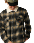 The Rip Curl Mens Classic Surf Bells Sherpa Jacket in Black