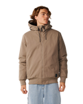 The Rip Curl Mens S-Series One Shot 5K/5K Jacket in Walnut