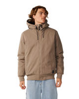 The Rip Curl Mens S-Series One Shot 5K/5K Jacket in Walnut