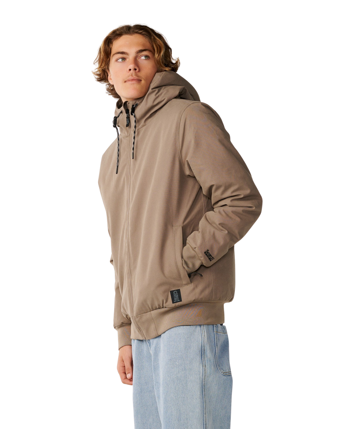 The Rip Curl Mens S-Series One Shot 5K/5K Jacket in Walnut
