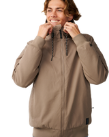 The Rip Curl Mens S-Series One Shot 5K/5K Jacket in Walnut