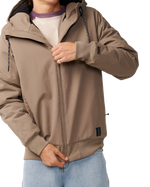 The Rip Curl Mens S-Series One Shot 5K/5K Jacket in Walnut