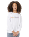 Girls Keepsakes Sweatshirt in White