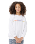 Girls Keepsakes Sweatshirt in White