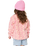 Girls Party Wave Polar Fleece in Peach