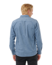 The Rip Curl Mens Classic Surf Cord Shirt in Bluefin