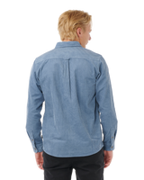 The Rip Curl Mens Classic Surf Cord Shirt in Bluefin