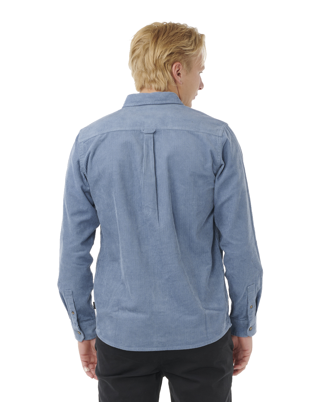 The Rip Curl Mens Classic Surf Cord Shirt in Bluefin