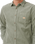 The Rip Curl Mens Classic Surf Cord Shirt in Cactus Green
