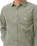 The Rip Curl Mens Classic Surf Cord Shirt in Cactus Green