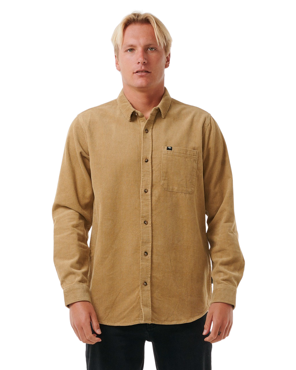 Classic Surf Cord Shirt in Dark Khaki